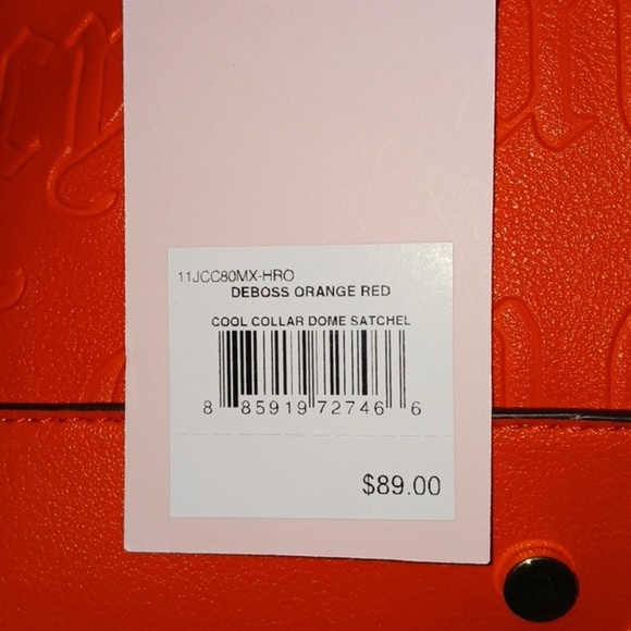 NWT 🍊Juicy Couture Dome Satchel
Crossbody Bright Tangerine 🧡 - Picture 12 of 13